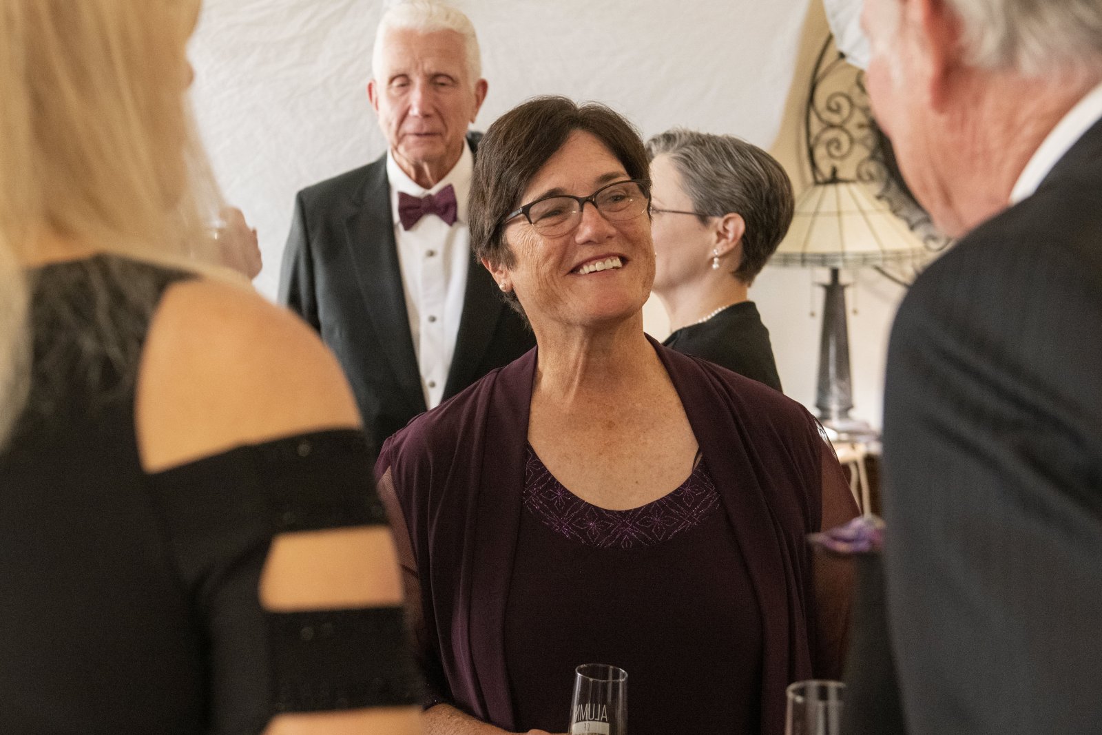 people at alumni of influence event
